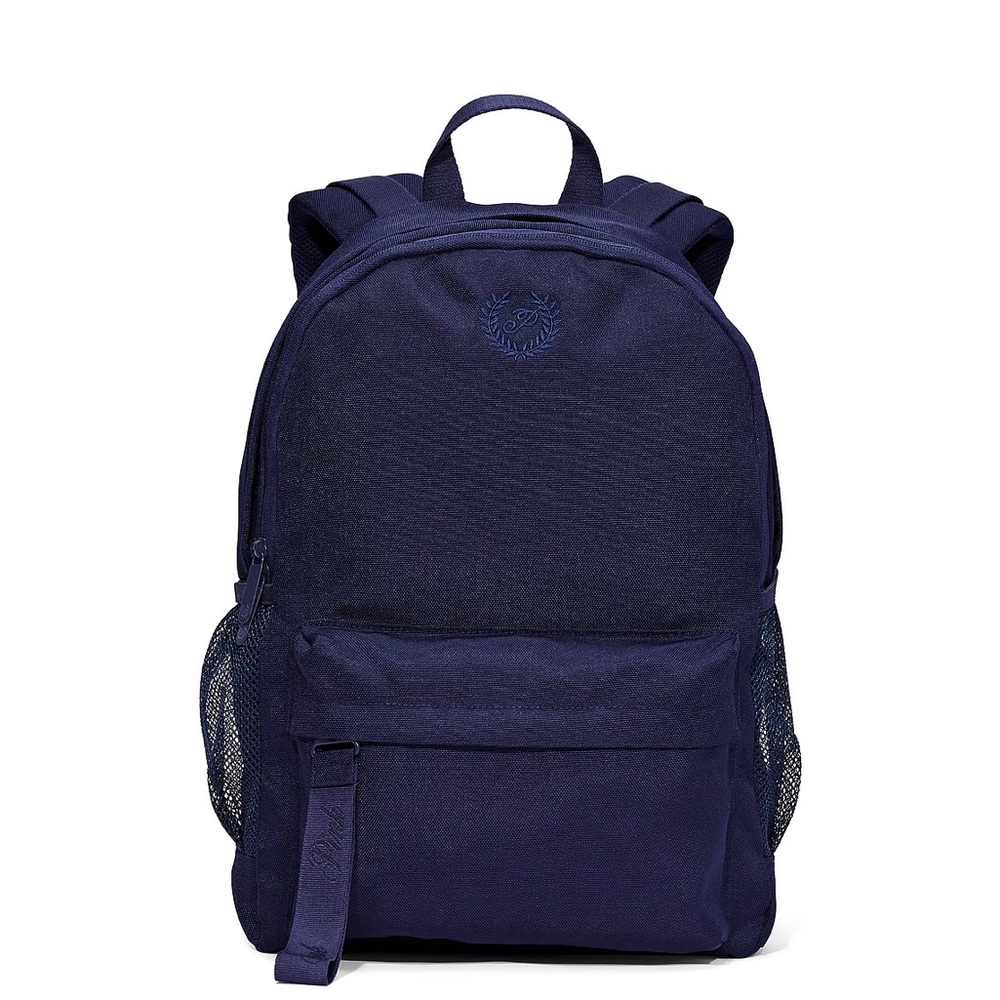 PINK Victoria's Secret Ivy Classic Canvas Backpack - Midnight Navy